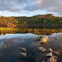 Buy canvas prints of Loch Lundie by Steve Smith