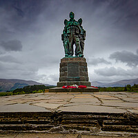 Buy canvas prints of Scottish Commando Memorial by Steve Smith
