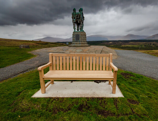 Scottish Commando Monument Picture Board by Steve Smith