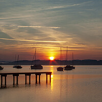 Buy canvas prints of Ammersee Sunrise by Steve Smith