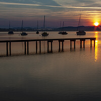 Buy canvas prints of Ammersee Sunrise by Steve Smith