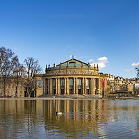 Buy canvas prints of Stuttgart State Theatre by Steve Smith