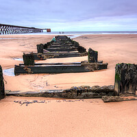 Buy canvas prints of A Rustic Beauty on Hartlepools Coastline by Steve Smith