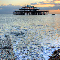 Buy canvas prints of Brighton West Pier by Steve Smith
