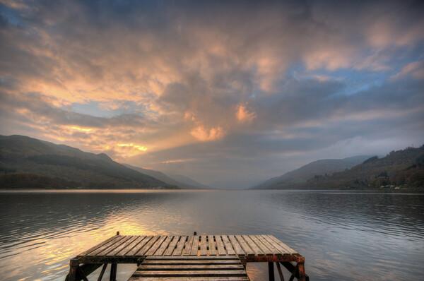 Loch Earn Picture Board by Steve Smith