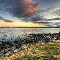 Buy canvas prints of Lindisfarne Sunrise by Steve Smith