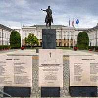 Buy canvas prints of Presidential Palace, Warsaw by Steve Smith