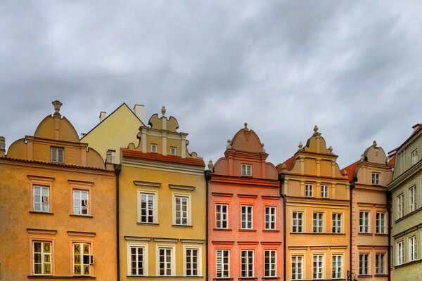 The Colours Of Warsaw Picture Board by Steve Smith