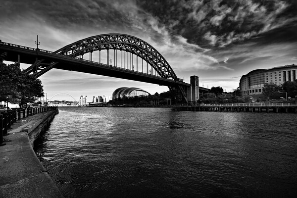 Tyne Bridge Picture Board by Steve Smith