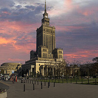 Buy canvas prints of Palace of Culture and Science by Steve Smith