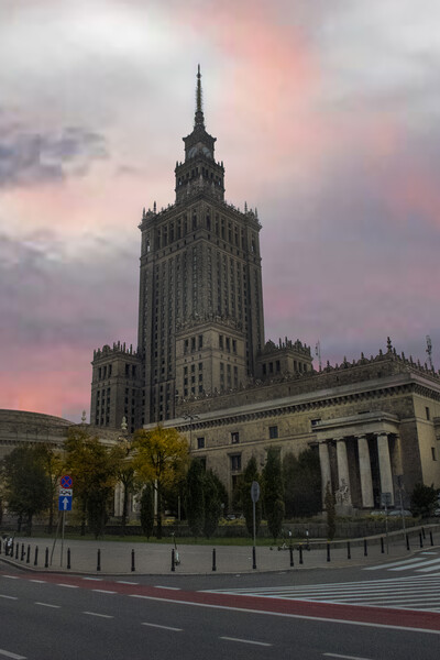Palace of Culture and Science Picture Board by Steve Smith