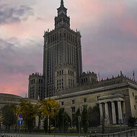 Buy canvas prints of Palace of Culture and Science by Steve Smith