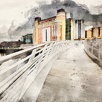 Buy canvas prints of The Baltic Flour Mill by Steve Smith