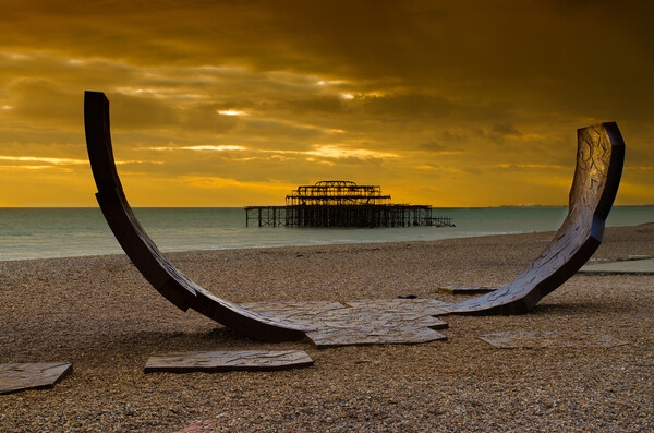 The West Pier Picture Board by Steve Smith