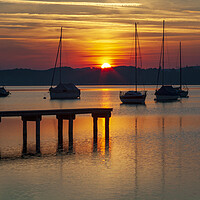 Buy canvas prints of Ammersee, Germany by Steve Smith
