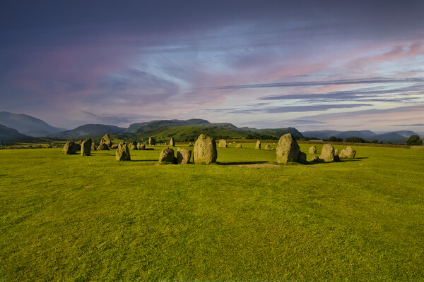 Castlerigg Stone Circle Picture Board by Steve Smith