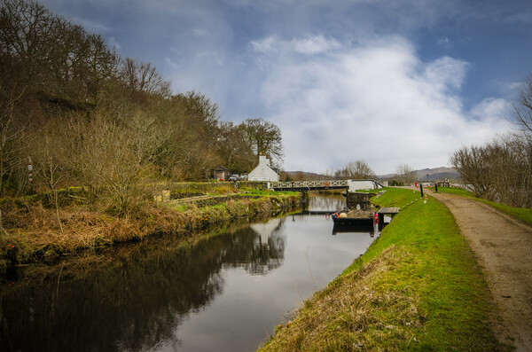 The Crinan Canal Picture Board by Steve Smith