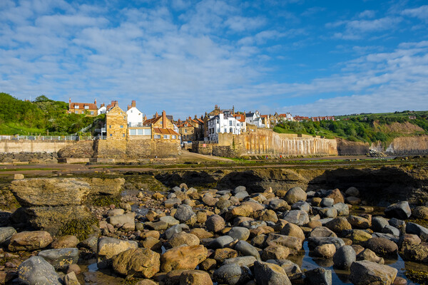 Summer At Robin Hoods Bay Picture Board by Steve Smith