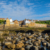 Buy canvas prints of Summer At Robin Hoods Bay by Steve Smith