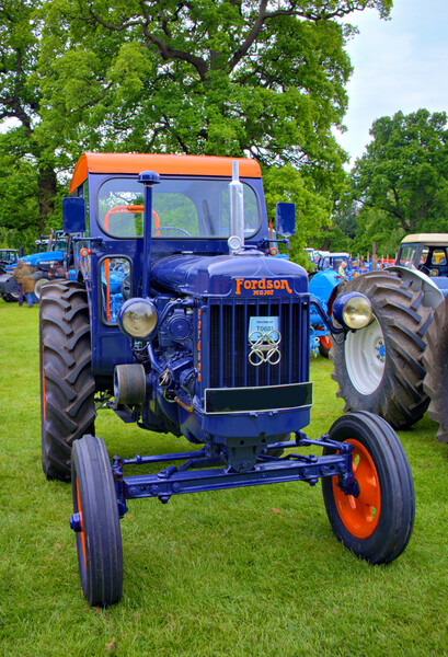 Mighty Fordson Major Tractor Picture Board by Steve Smith