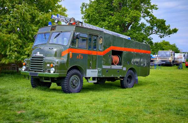 Bedford S Type AFS Truck Newby Hall Picture Board by Steve Smith