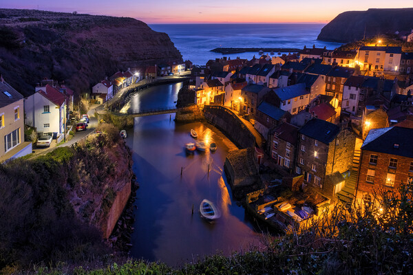 Staithes North Yorkshire Picture Board by Steve Smith