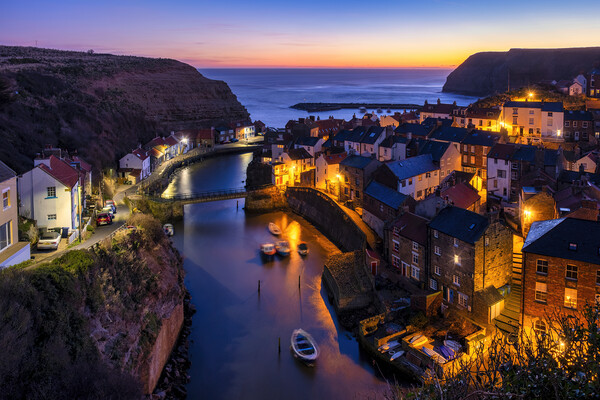 Staithes North Yorkshire Picture Board by Steve Smith