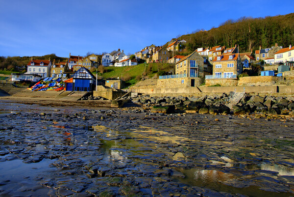 Runswick Bay North Yorkshire Picture Board by Steve Smith