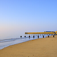 Buy canvas prints of Majestic Seafront View Bridlington by Steve Smith