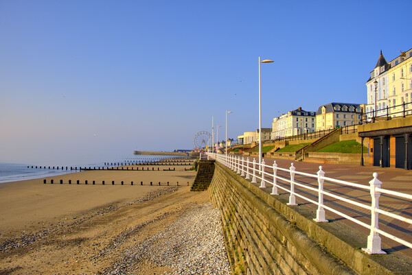 Serene Beachfront at Bridlington Picture Board by Steve Smith