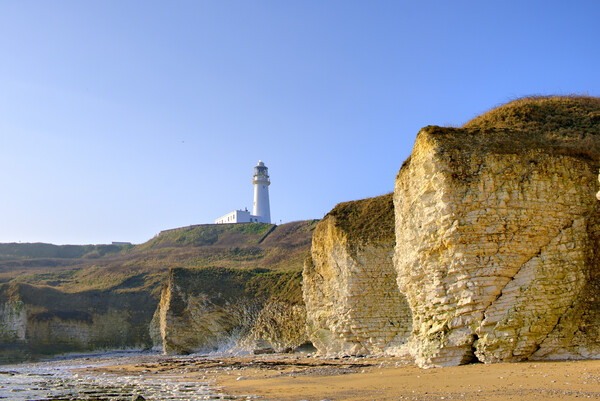 Majestic Selwicks Bay at Flamborough Picture Board by Steve Smith