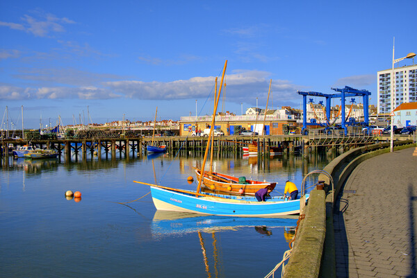 Bridlington Harbour Picture Board by Steve Smith