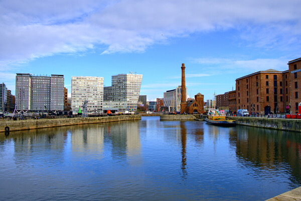 Royal Albert Docks Liverpool  Picture Board by Steve Smith