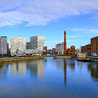 Buy canvas prints of Royal Albert Docks Liverpool  by Steve Smith