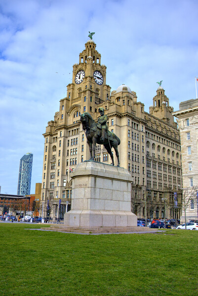 Regal Majesty at Liverpools Pier Head Picture Board by Steve Smith