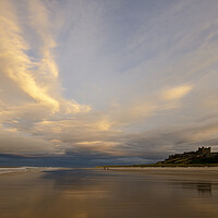 Buy canvas prints of Bamburgh Evening by Steve Smith