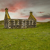 Buy canvas prints of Lost Village Vatersay by Steve Smith