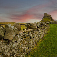 Buy canvas prints of Majestic Lindisfarne Castle by Steve Smith