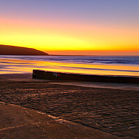 Buy canvas prints of Filey Brigg Sunrise by Steve Smith