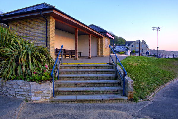 Filey Shelter Picture Board by Steve Smith