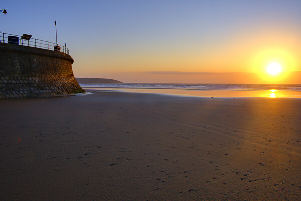 Majestic Sunrise at Filey Picture Board by Steve Smith
