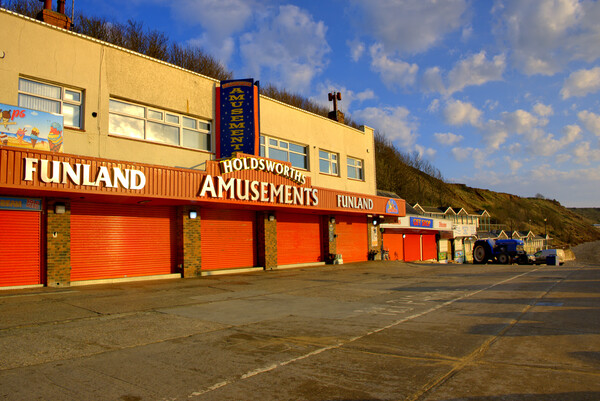 Filey Funland Picture Board by Steve Smith