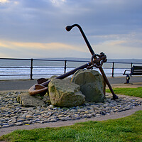 Buy canvas prints of The Filey Anchor by Steve Smith