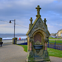 Buy canvas prints of Filey Victorian Water Fountain by Steve Smith