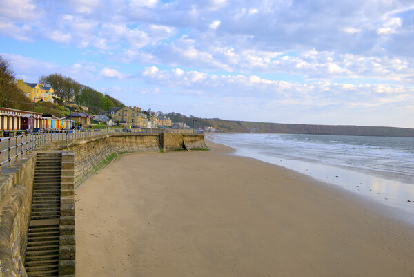 Filey Beach Yorkshire Picture Board by Steve Smith