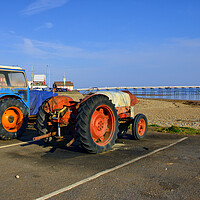 Buy canvas prints of Saltburn By The Sea Tractors by Steve Smith