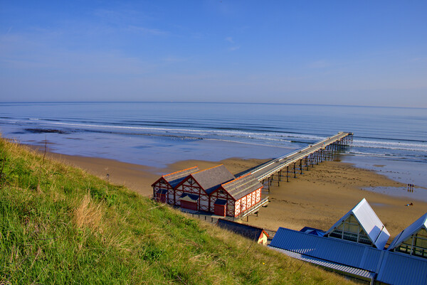 Saltburn By The Sea Pier Picture Board by Steve Smith