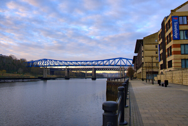 The Enchanting Newcastle Quayside Picture Board by Steve Smith