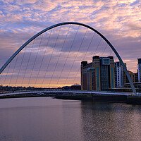 Buy canvas prints of Millennium Bridge Gateshead by Steve Smith