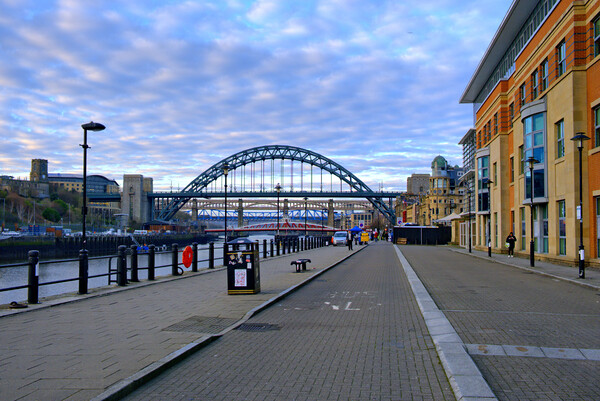 Breathtaking views of Newcastle Quayside Picture Board by Steve Smith